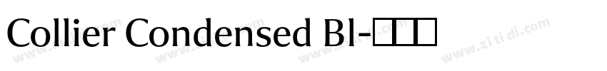 Collier Condensed Bl字体转换